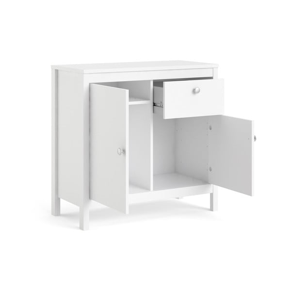 Bela nizka komoda 82x80 cm Madrid – Tvilum-image-4