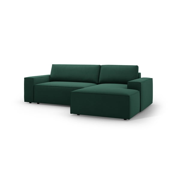 Zelena raztegljiva kotna sedežna garnitura (desni kot) Jodie – Micadoni Home-image-2