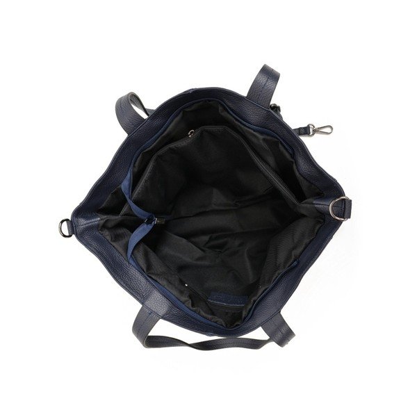 Temno modra usnjena torbica Roberta M Camilla-image-2
