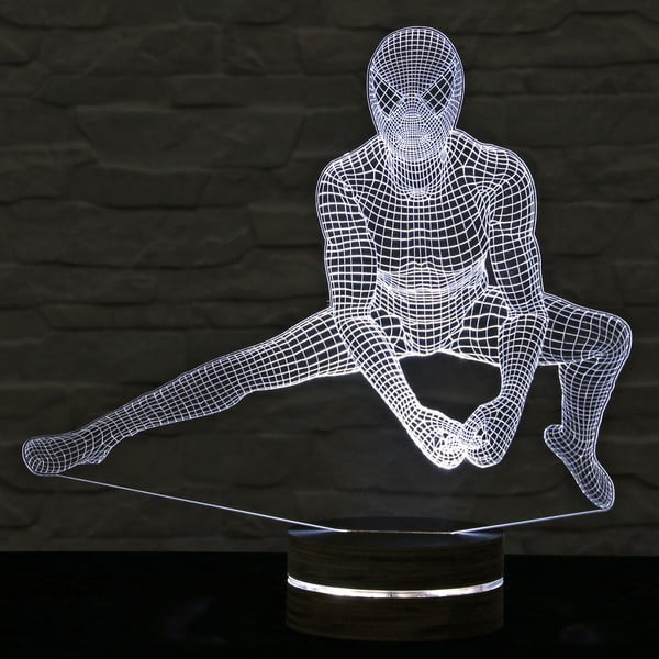 3D namizna svetilka Spiderman