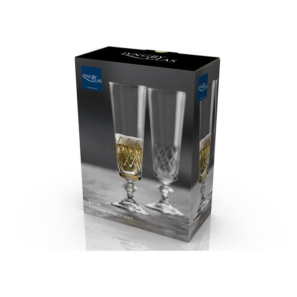Kozarci v kompletu 2 ks za penino 200 ml Eaton – Lyngby Glas-image-3