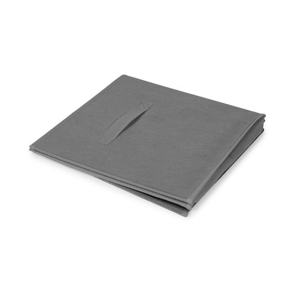 Temno siva plastična škatla za shranjevanje 31x31x31 cm – Compactor-image-2