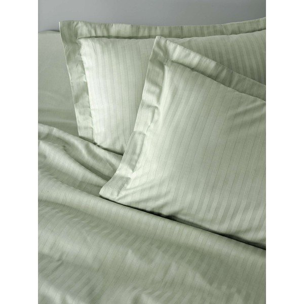 Žajbljevo zelena enojna posteljnina 200x140 cm Stripe  – Mijolnir-image-4