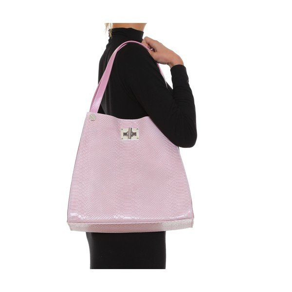 Usnjena torbica Anna Luchini 8038 Rosa-image-4
