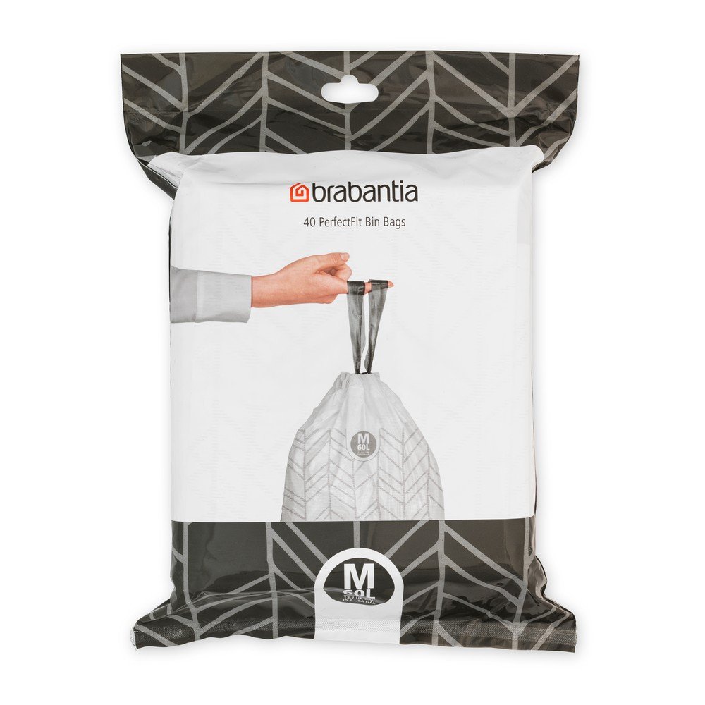 Vrečke za smeti 60 l 40 ks PerfectFit M