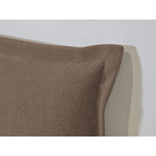 Rjava/naravna zakonska postelja z letvenim dnom 160x200 cm Charlie – Bobochic Paris-image-4