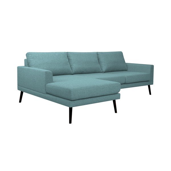 Modra kotna zofa Windsor & Co Sofas Rigel, levi kot-image-1