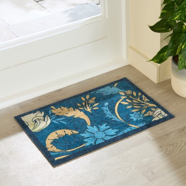 Predpražnik 40x60 cm William Morris Blue – Artsy Doormats-image-1