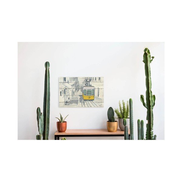 Lesen dekorativni znak 60x40 cm Train – Really Nice Things-image-1