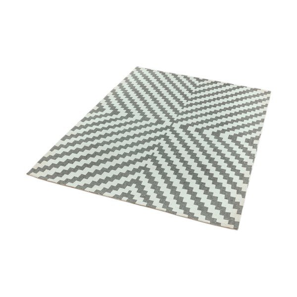 Sivo-bela preproga Asiatic Carpets Geo, 120 x 170 cm-image-2