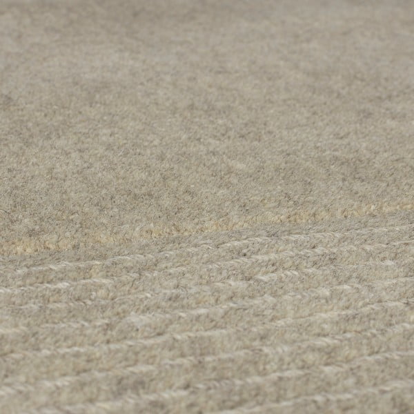 Bež volnen tekač 60x230 cm – Flair Rugs-image-3