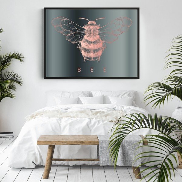Stenski plakat v okvirju BUMBLEBEE, 40 x 50 cm-image-2
