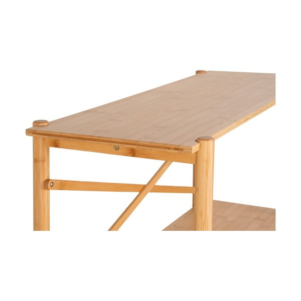 Bambusova stranska mizica v naravni barvi 32x83 cm Manaus – House Nordic-image-4