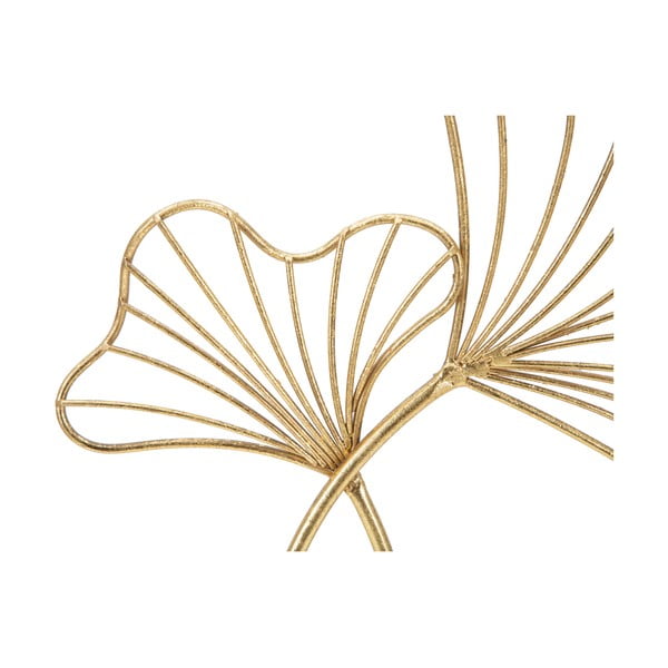 Dekoracija v zlati barvi Mauro Ferretti Leaf Glam, višina 35 cm-image-4