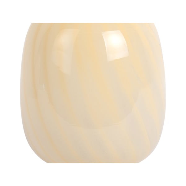 Svetlo rumena namizna svetilka s steklenim senčilom (višina 20 cm) Summer Globe – Leitmotiv-image-3