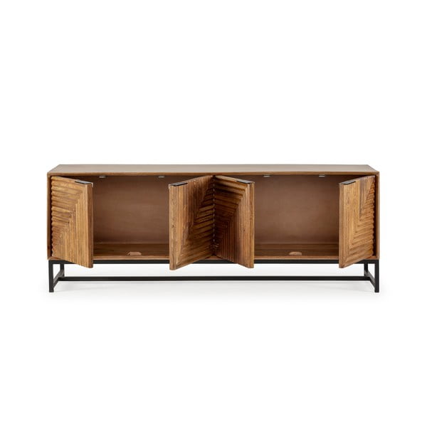 TV omarica iz masivnega manga v naravni barvi 160x58x40 cm Nereida – MOME-image-4