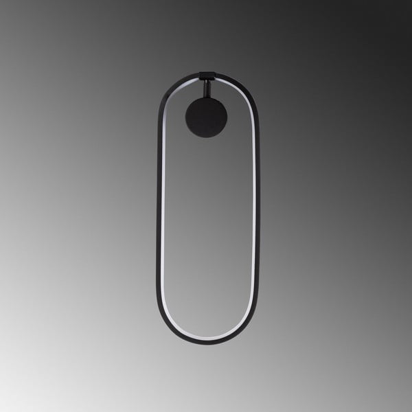 Črna LED stenska svetilka Can – Opviq lights-image-1