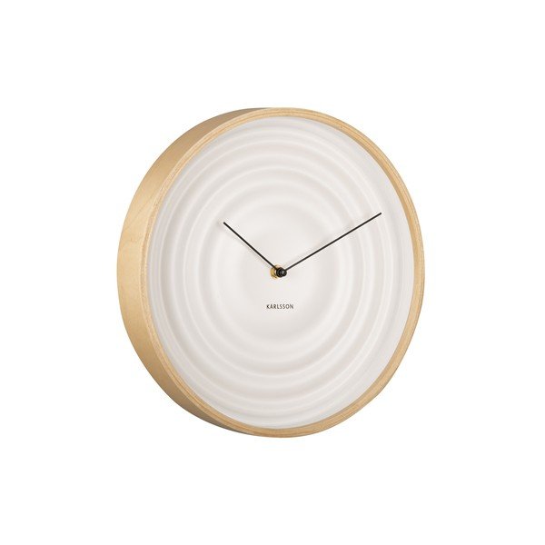 Bela stenska ura Karlsson Ribble, ø 31 cm-image-2