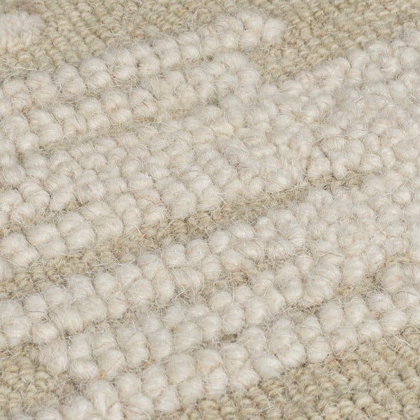 Bež ročno tkana volnena preproga 200x290 cm Dion Ikat – Flair Rugs-image-2