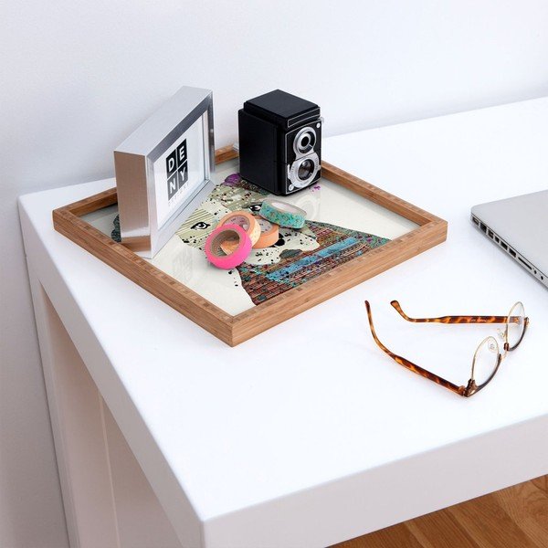 Lesen dekorativni servirni pladenj Good Boy, 40 x 40 cm-image-1