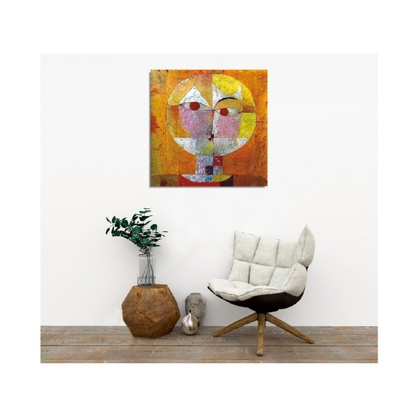 Stenska reprodukcija na platnu, Paul Klee, 45 x 45 cm-image-2