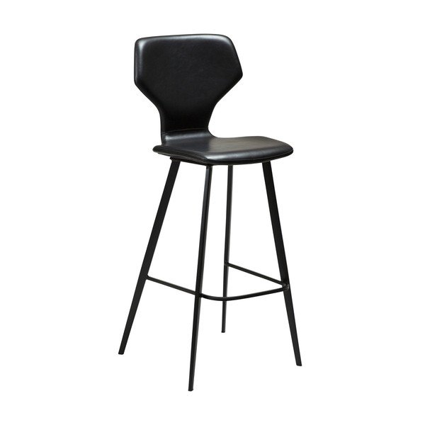 Črn barski stol (višina sedeža 79,5 cm) S.I.T – DAN-FORM Denmark