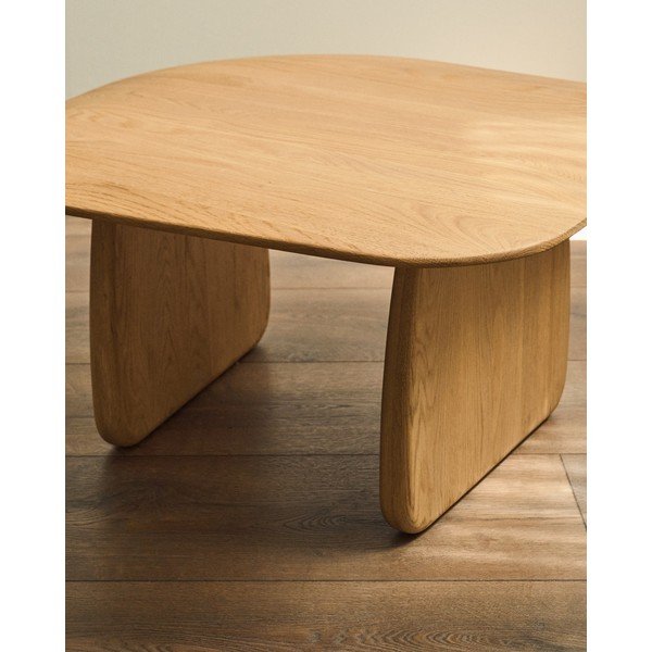 Stranska mizica iz masivnega hrasta 70x71 cm Pirita – Kave Home-image-3