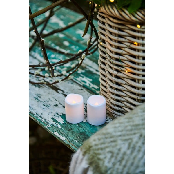 Bela zunanja svetlobna dekoracija v kompletu 2 kos Storm Mini - Sirius-image-3