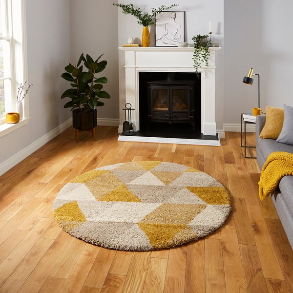Preproga Think Rugs Royal Nomadic Trinagle, ø 160 cm-image-1