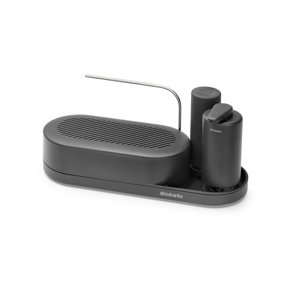 Sivo plastično držalo za detergent SinkStyle – Brabantia