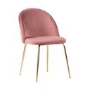 Komplet 2 roza jedilnih stolov House Nordic Geneve