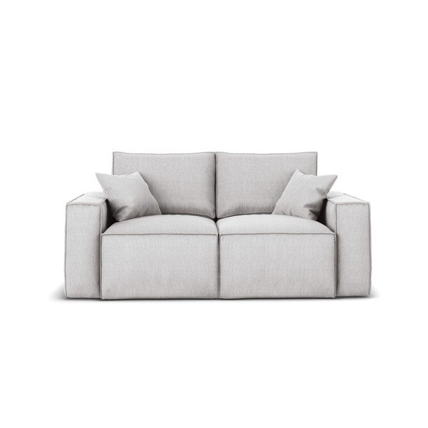 Svetlo siva zofa Cosmopolitan Design Miami, 180 cm