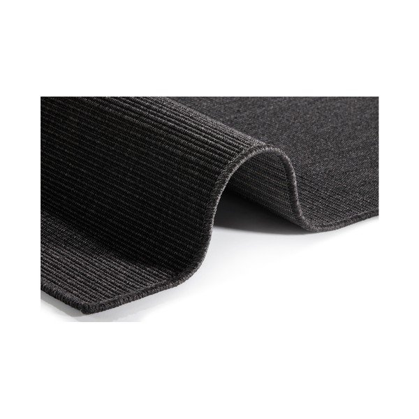 Črna zunanja preproga BT Carpet Sisal, 80 x 500 cm-image-2