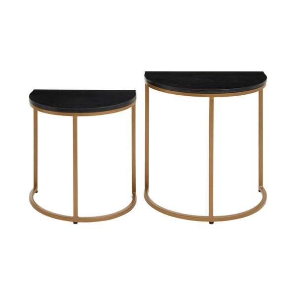 Stranske mizice v kompletu 2 ks z marmorno mizno ploščo 28x45 cm Varana – Premier Housewares