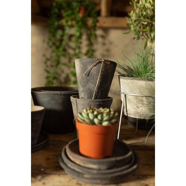Komplet 3 loncev iz sive terakote Esschert Design-image-1