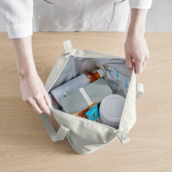 Svetlo siva hladilna torba 8 l Tower – YAMAZAKI-image-2