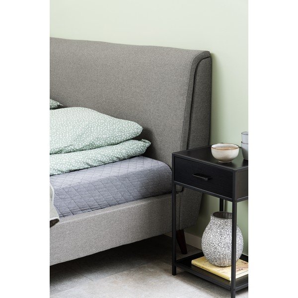 Črna nočna omarica Seaford - Actona-image-2