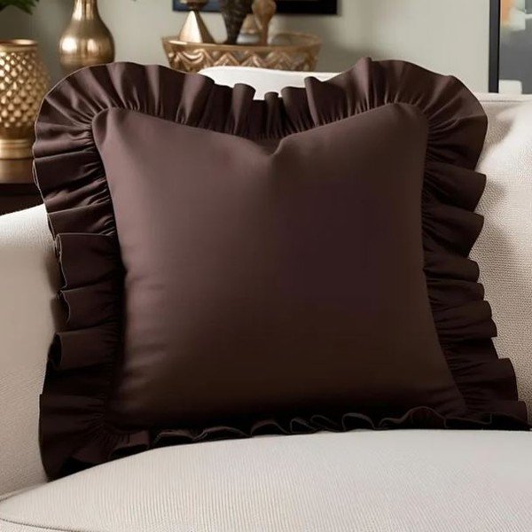 Prevleka za blazino iz mešanice bombaža 40x40 cm Ruffled – Mila Home-image-1
