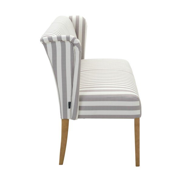 Sivo-bela oblazinjena klop Max Winzer Hendrick-image-3