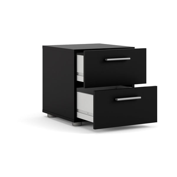 Črna nočna omarica Pepe - Tvilum-image-3