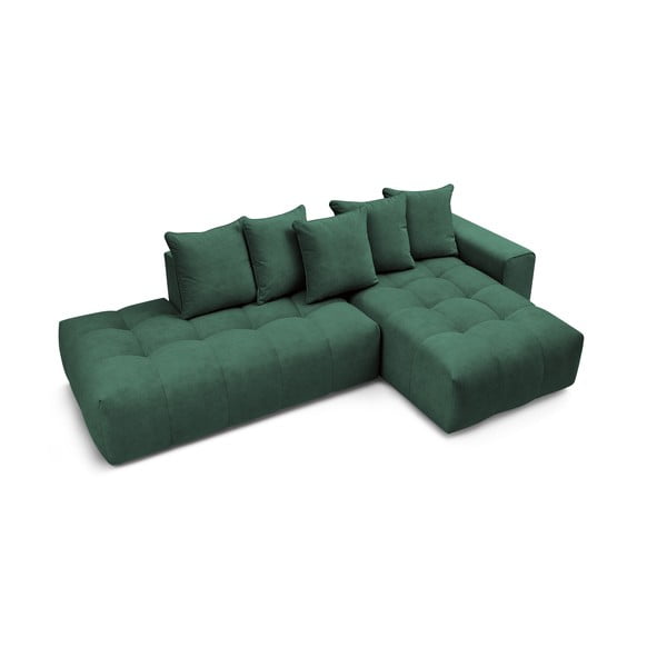 Zeleni kotni kavč (desni kot) Mont-Blanc - Bobochic Paris-image-4