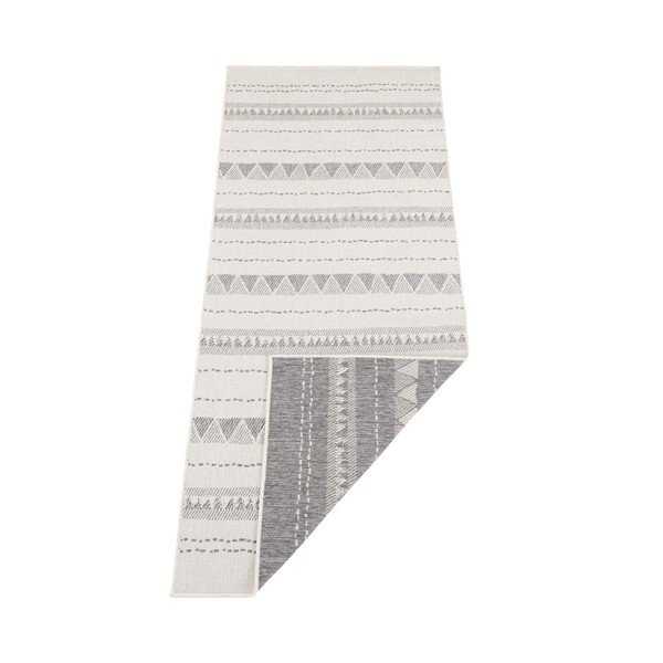 Sivo-krem zunanja preproga NORTHRUGS Bahamas, 80 x 350 cm-image-2