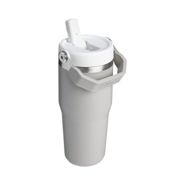Svetlo siva termovka iz nerjavečega jekla 410 ml IceFlow™ Flip Straw 2.0 Tumbler Ash – Stanley-image-2