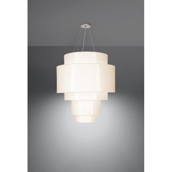 Bela viseča svetilka ø 80 cm Elber - Sollux-image-2