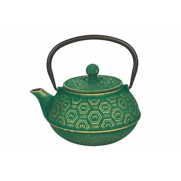 Zelen litoželezni čajnik Villa d'Este Hosaka, 800 ml