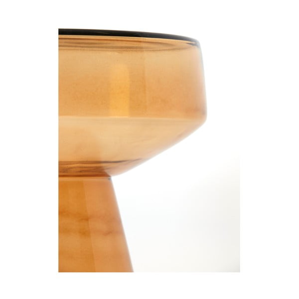 Steklena okrogla stranska mizica ø 37 cm Dakwa – Light & Living-image-2