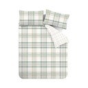 Zelena enojna posteljnina 135x200 cm Cartmel Check – Catherine Lansfield