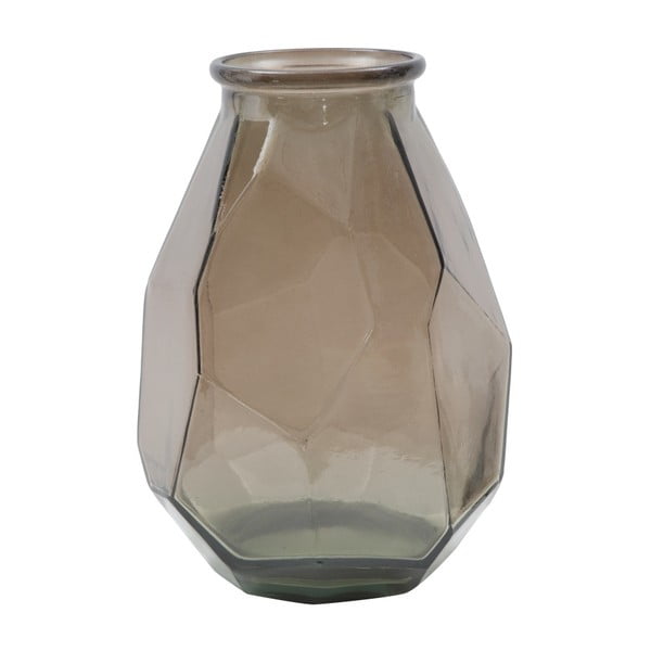 Vaza iz rjavega recikliranega stekla Mauro Ferretti Ambra, ⌀ 25 cm
