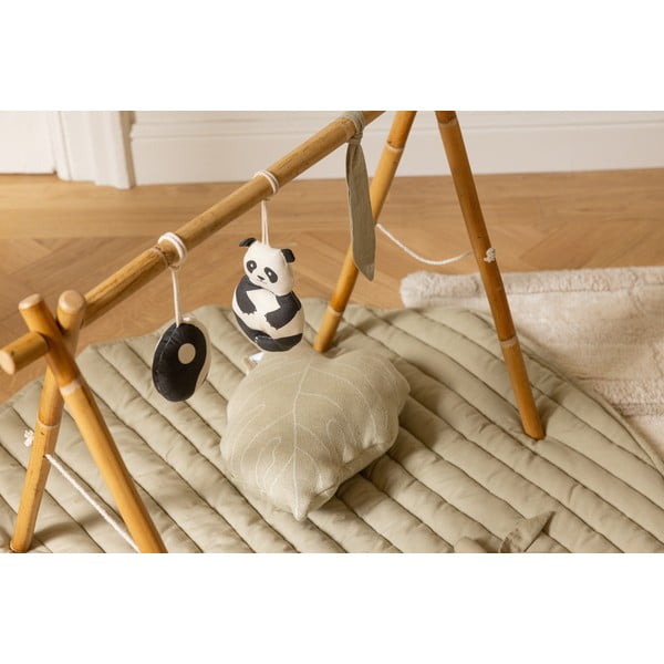 Zelena/kremno bela otroška igralna podloga Bamboo Leaf – Lorena Canals-image-1