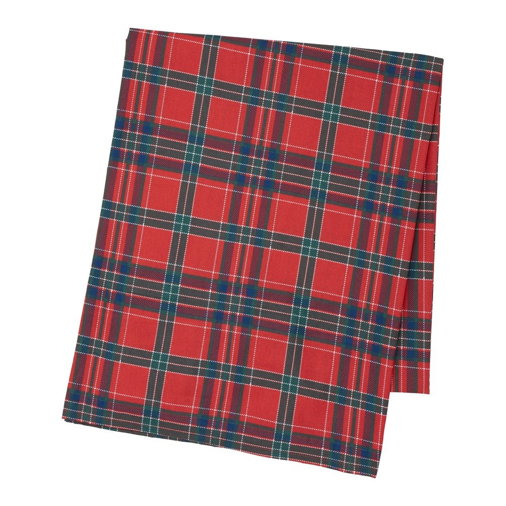 Bombažen namizni prt z božičnim motivom 178x137 cm Christmas Tartan Check